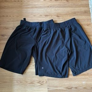 Lululemon Athletica Black Shorts - 2 pairs